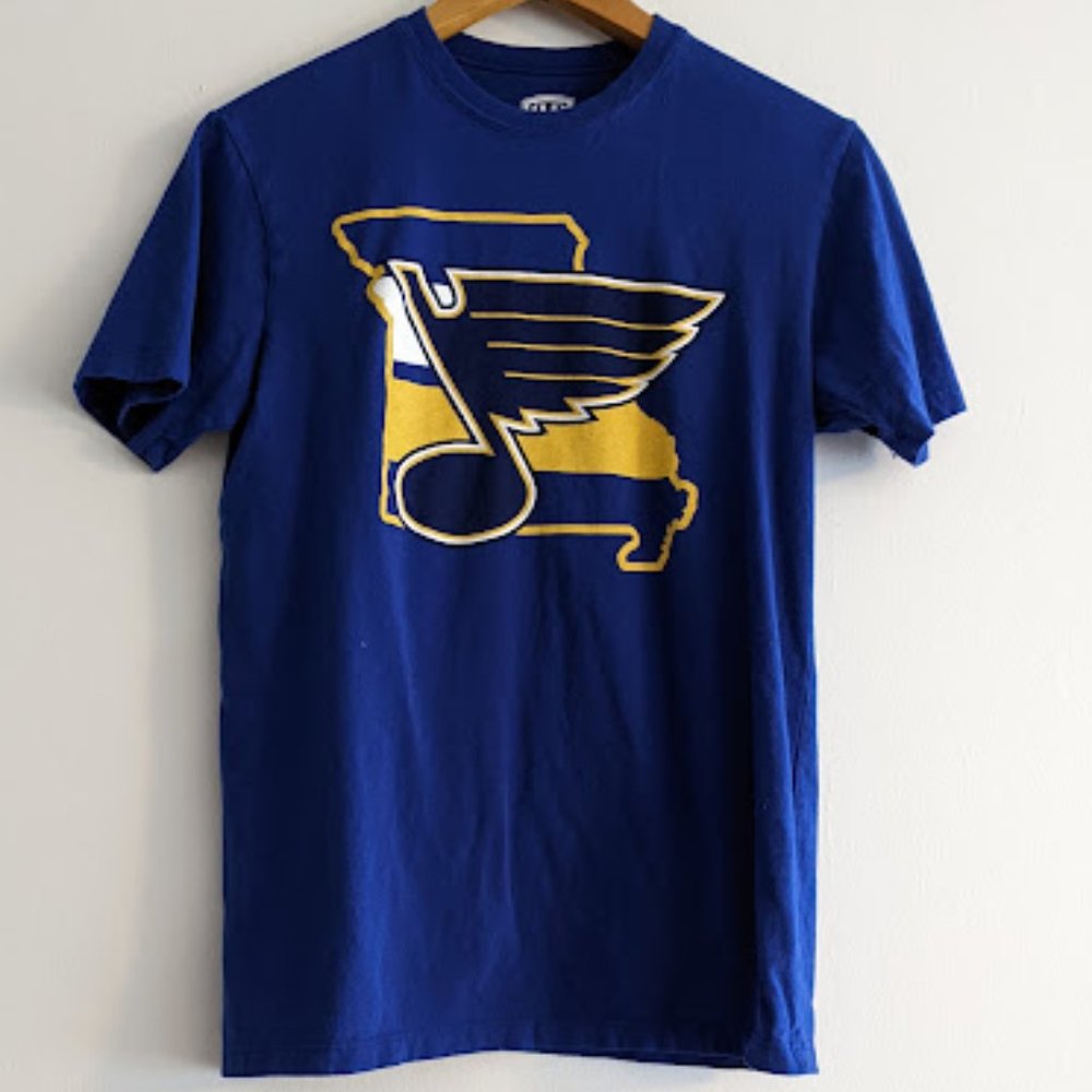 OTS St. Louis Blues Royal Blue T-Shirt Size S